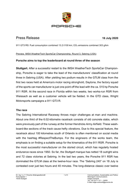 Press Release 16 July 2020