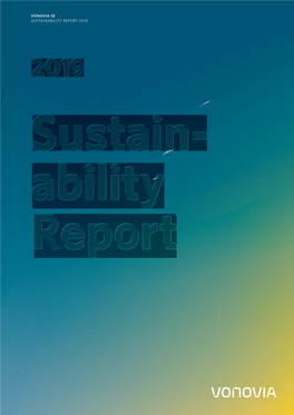Vonovia Se Sustainability Report 2019
