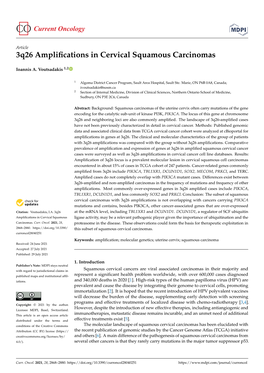 3Q26 Amplifications in Cervical Squamous Carcinomas