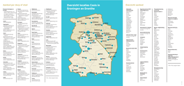 Overzicht Locaties Cosis in Groningen En Drenthe