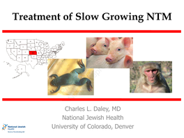 Treatment of Slow Growing NTM