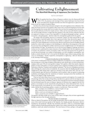 Cultivating Enlightenment the Manifold Meaning of Japanese Zen Gardens