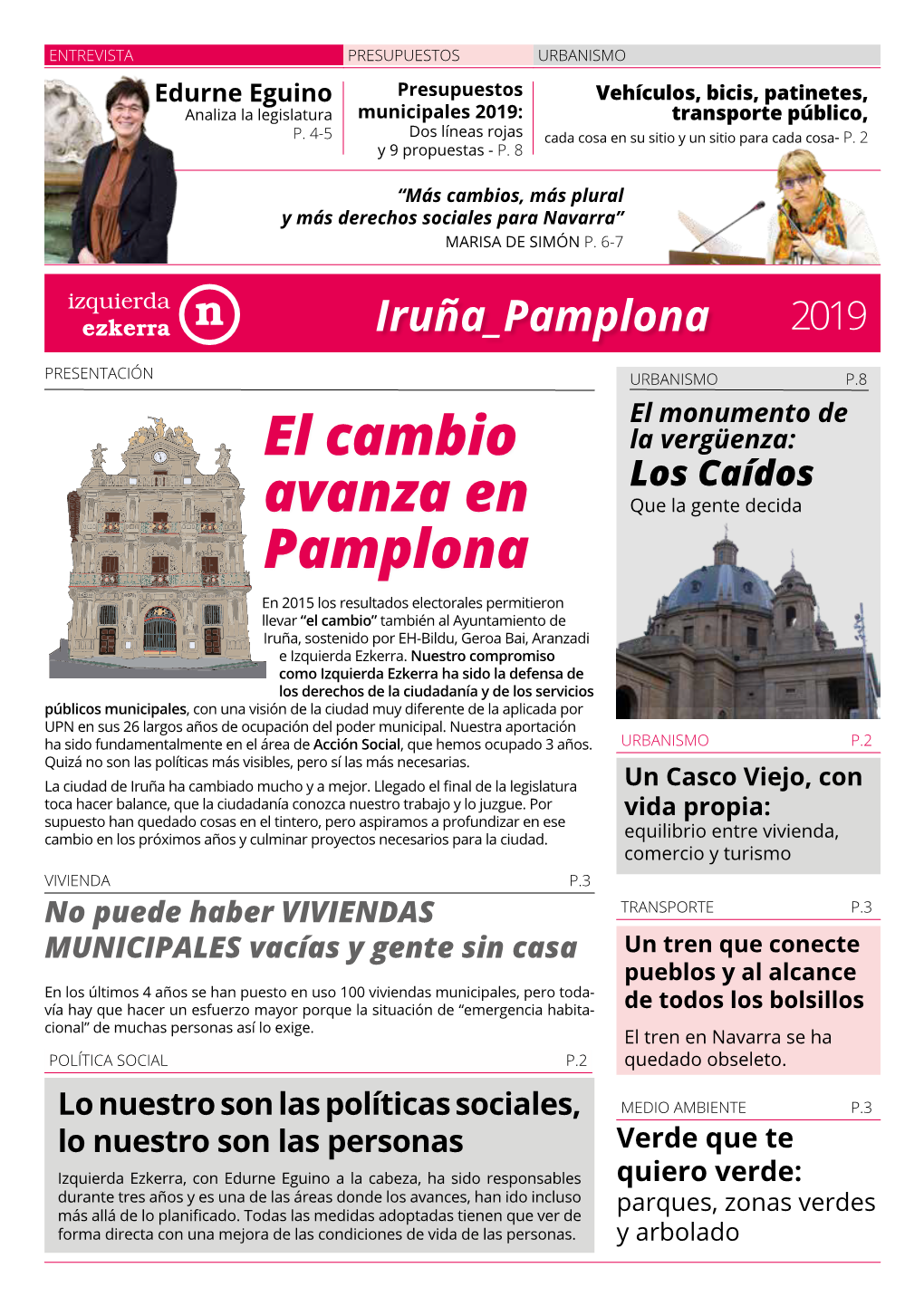 El Cambio Avanza En Pamplona