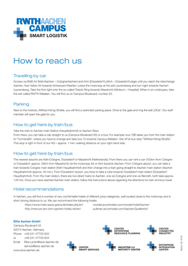 How to Reach Us