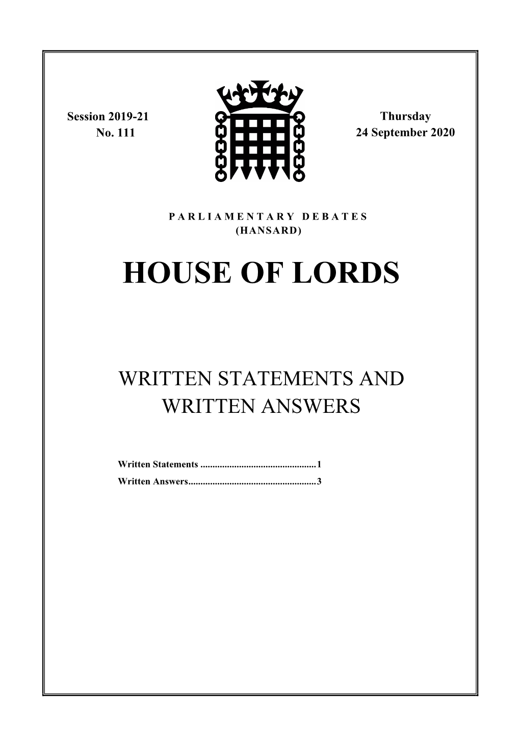 House of Lords