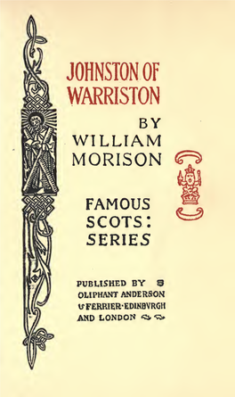 Johnston of Warriston by William Morison