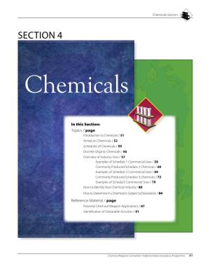 Chemicals Section