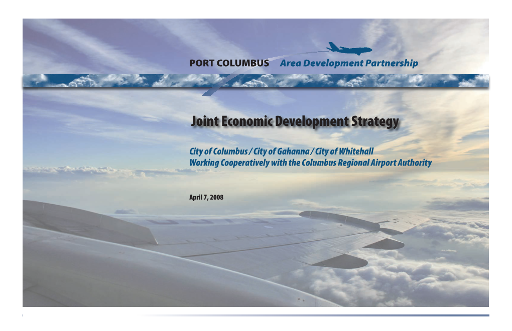 Port Columbus Area Development Partnership and Joint Economic