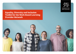 Equality, Diversity and Inclusion Toolkit for Work