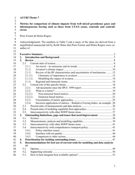 Metrics for Comparison of Climate Impacts from Well Mixed