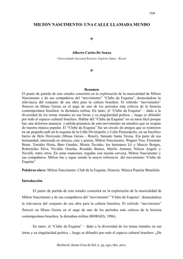 10-Milton Nascimento Una Calle Llamada Mundo
