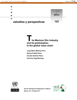 The Mexican Film Industry and Its Participation in the Global Value Chain