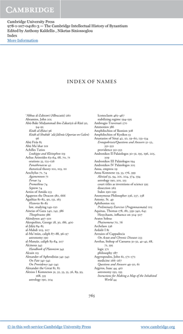 Index of Names