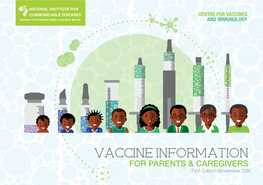 Vaccine Information for PARENTS and CAREGIVERS