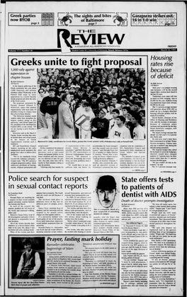 Greeks Unite to Fight Proposal