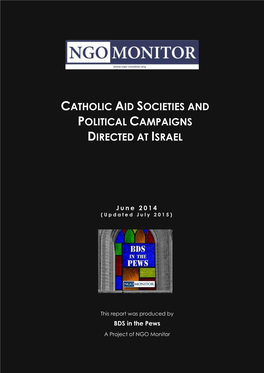 Catholic Aid Societies and Political Campaigns Directed at Israel