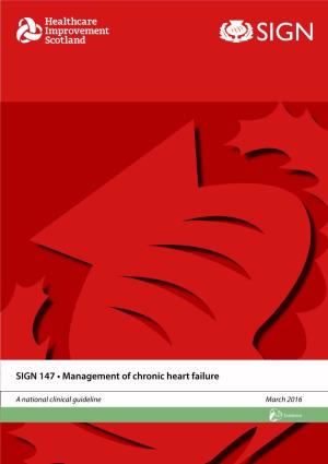 SIGN 147 • Management of Chronic Heart Failure