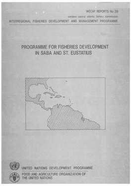 Programme for Fisheries Development in Saba and St. Eustatius