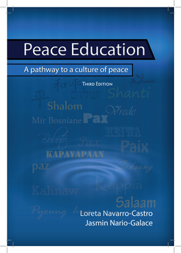 PEACE EDUCATION: a Pathway to a Culture of Peace