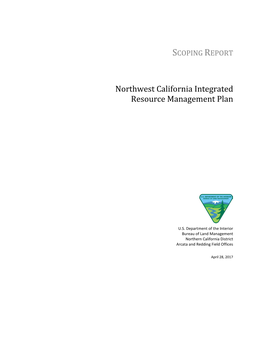 Northwest California Integrated Resource Management Plan