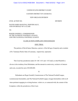 Case 2:12-Cv-02512-HGB-DEK Document 1 Filed 10/15/12 Page 1 of 4