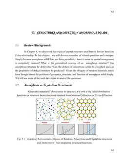 5. Structures and Defects in Amorphous Solids
