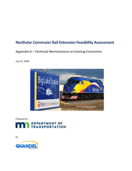 Appendix a – Technical Memorandum on Existing Constraints (PDF)