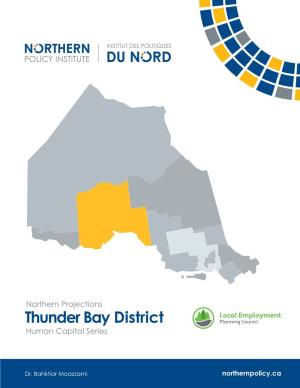Thunder Bay District Human Capital Series