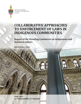 Collaborative Approaches to Enforcement of Laws in Indigenous Communities