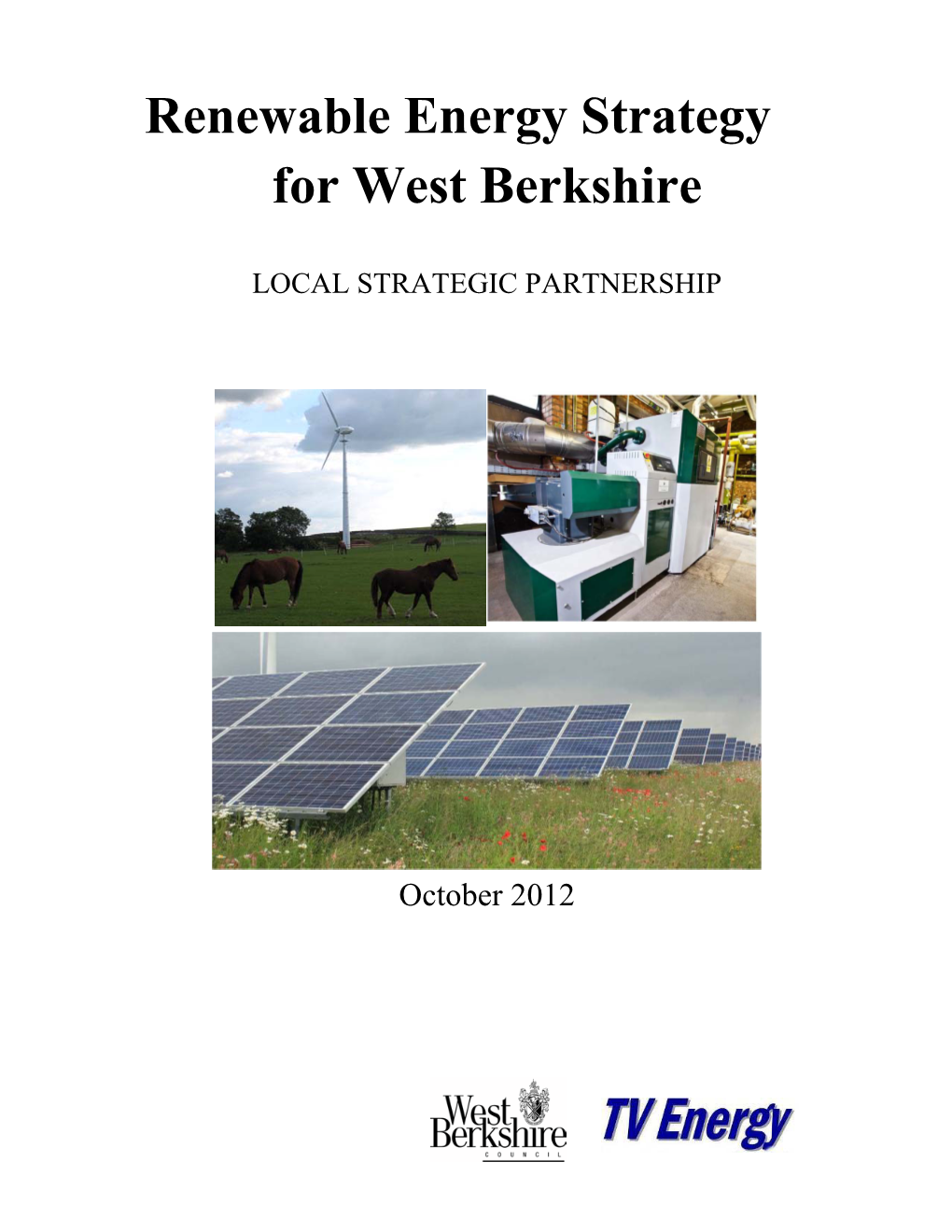 Renewable Energy Strategy for West Berkshire