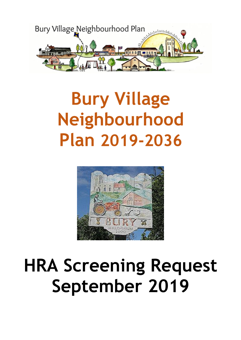Bury Neighbourhood Plan HRA Screening
