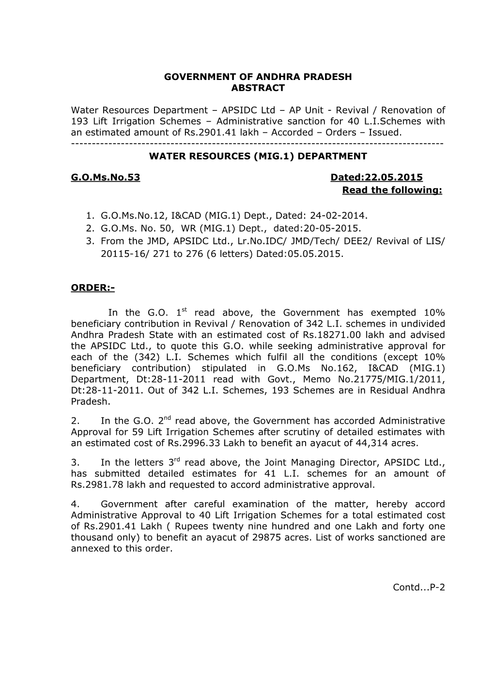 APSIDC Ltd – AP Unit