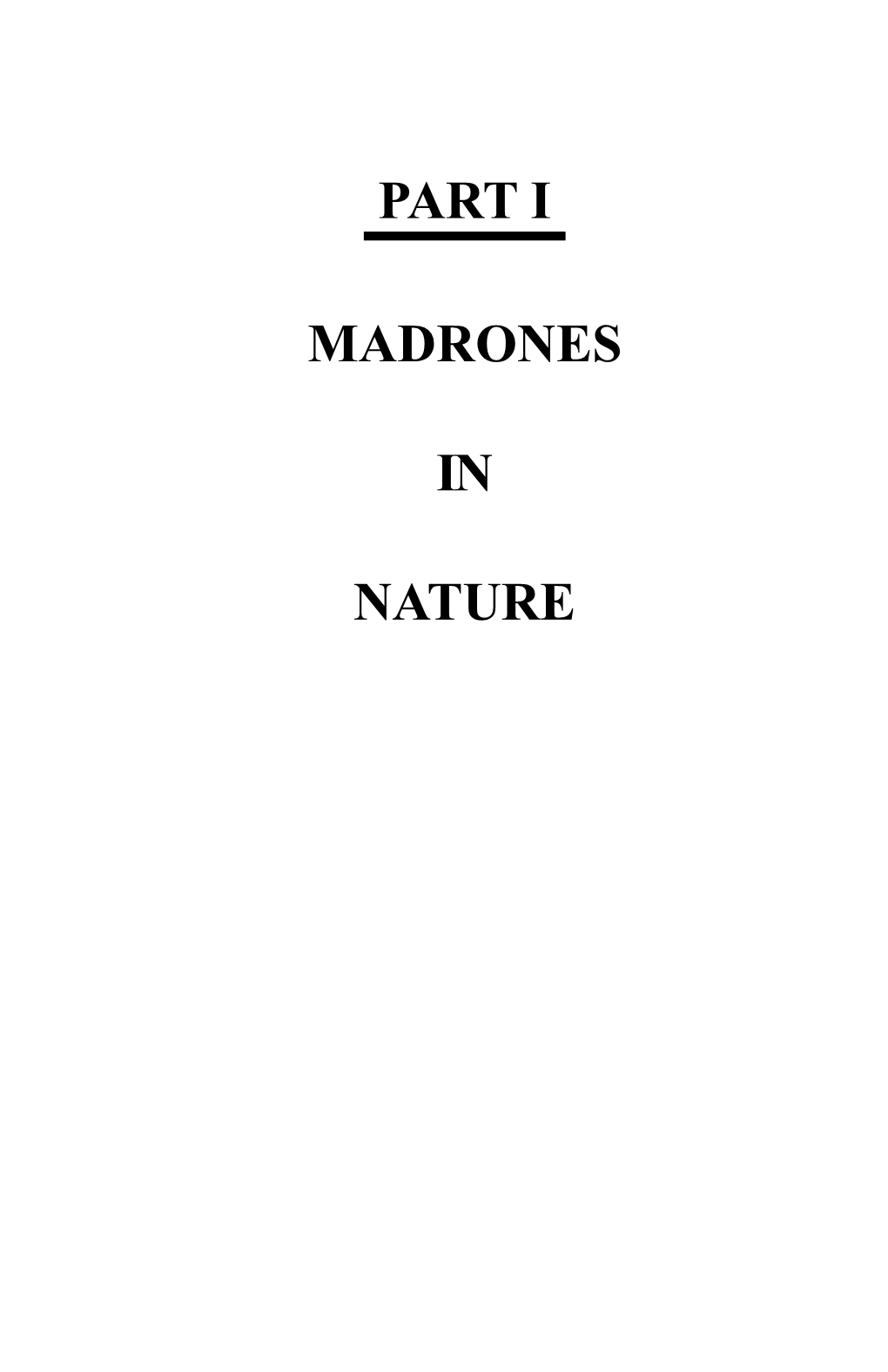 Pacific Madrone Forests of the Puget Trough, Washington