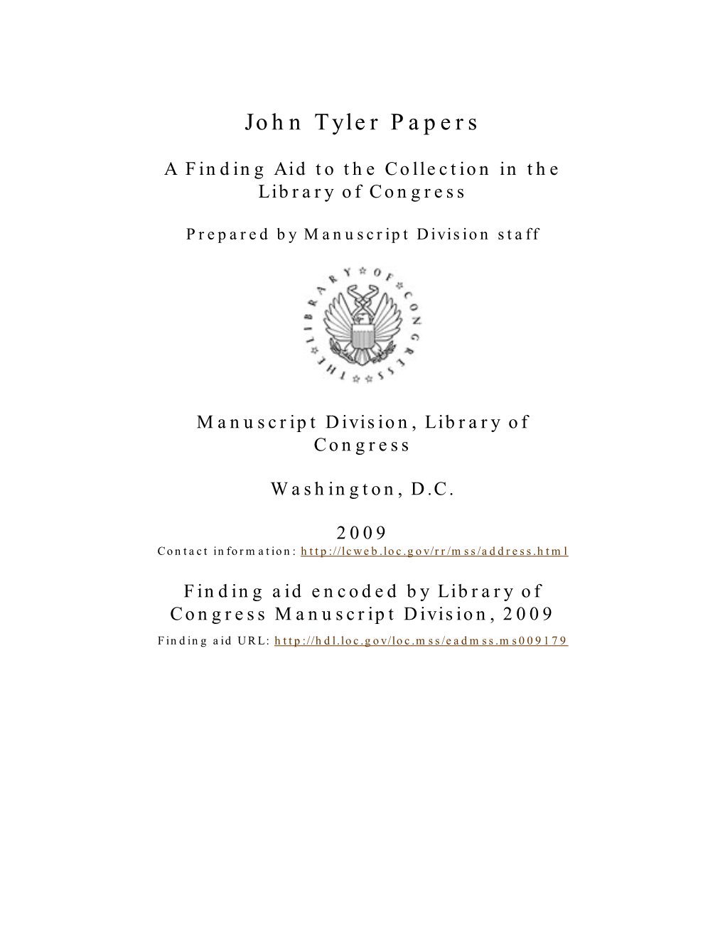 John Tyler Papers