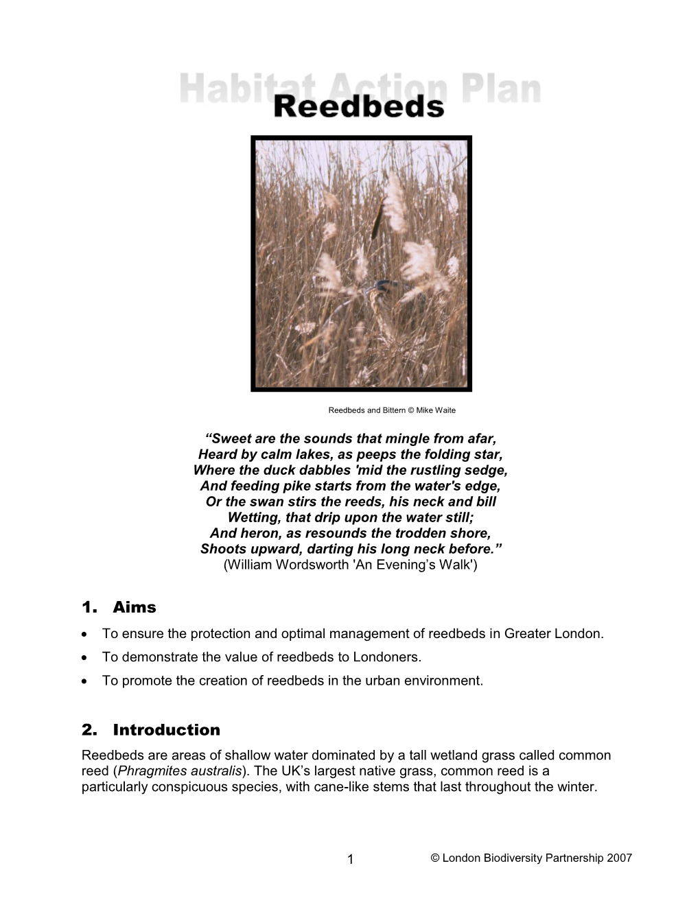 Reedbed HAP.Pdf