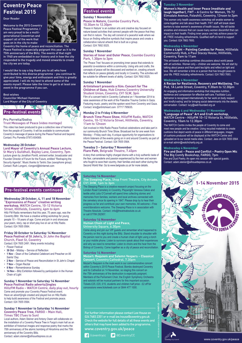 Coventry Peace Festival 2015