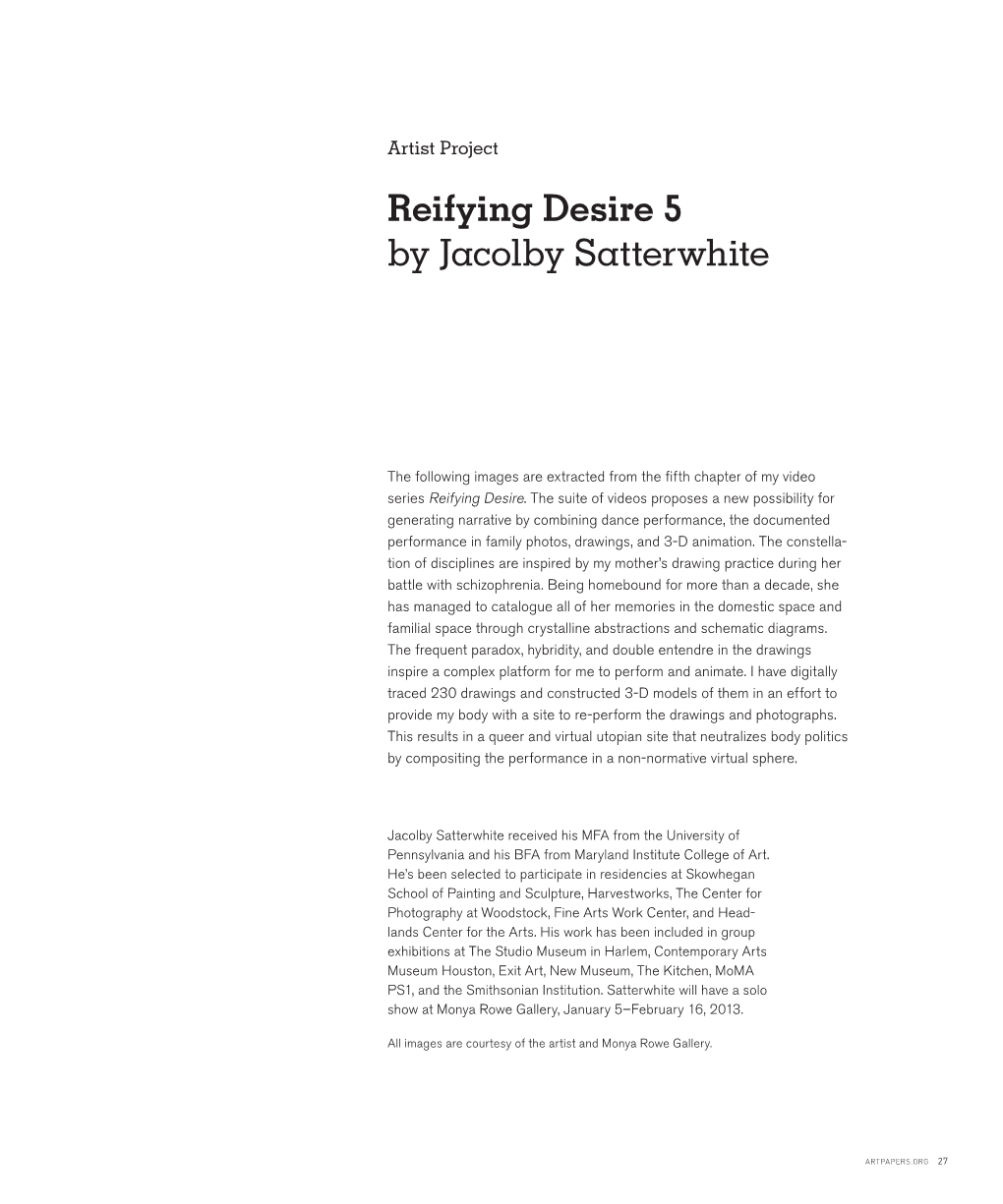 Reifying Desire 5 by Jacolby Satterwhite