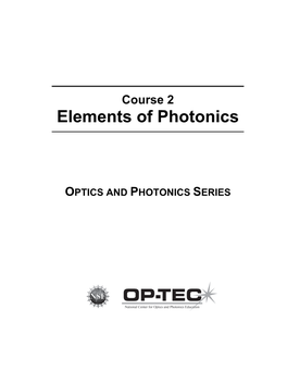 Elements of Photonics