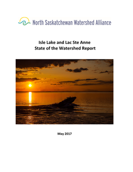 Isle Lake and Lac Ste Anne State of the Watershed Report
