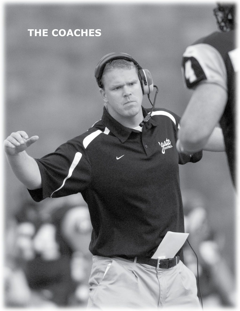 THE COACHES HEAD COACH DICK BIDDLE Dick Biddle Is on the Threshold Second in the Patriot League Stand- of Becoming the Winningest Football Ings