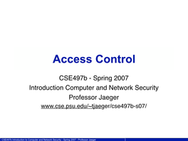 Access Control