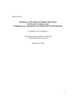 Hydrous Ethanol Report Rev4