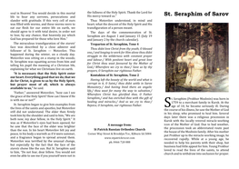 St. Seraphim of Sarov Slander with Gratitude