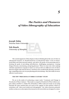The Poetics and Pleasures of Video Ethnography of Education