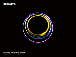2691641 Indirect Tax Analysis and Recovery POV NEW