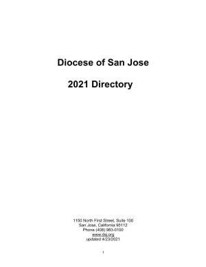 Diocese of San Jose 2021 Directory
