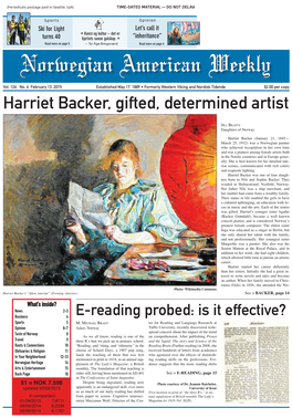 Harriet Backer, Gifted, Determined Artist