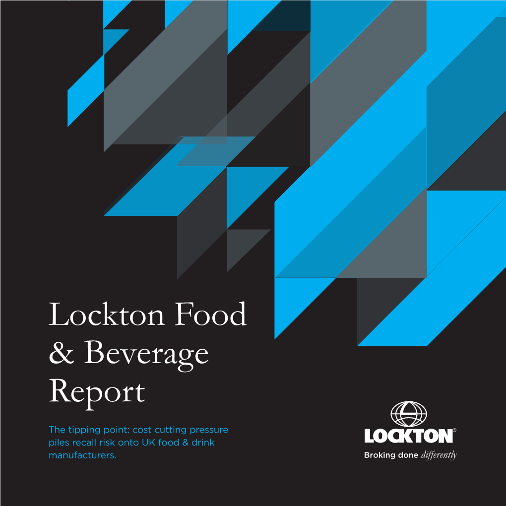 Lockton Food & Beverage Report
