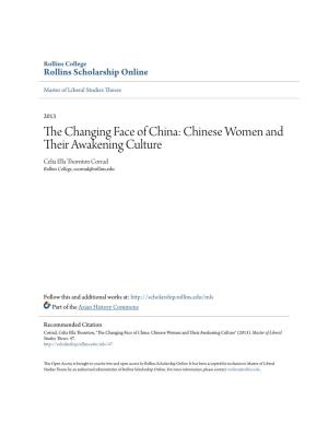 The Changing Face of China: Chinese Women and Their Awakening Culture