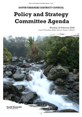 Policy and Strategy Committee Agenda - Cover